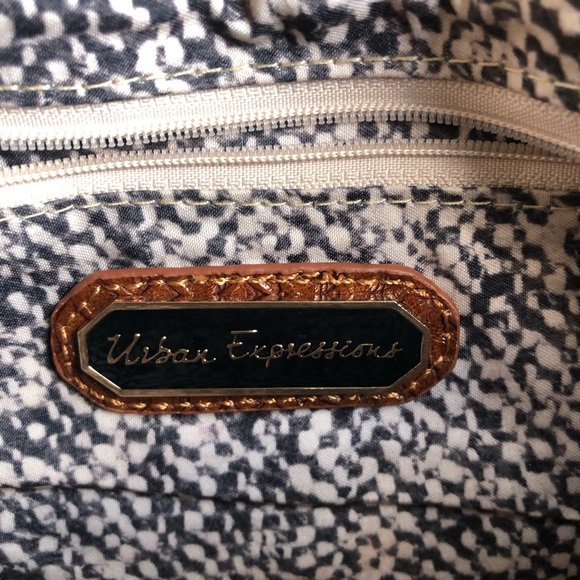 Urban Expressions Brown Vegan Leather Clutch 👜 - Picture 6 of 8